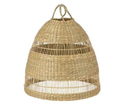 Seagrass Lampshade (Custom Color, D55xH52, Handwoven)