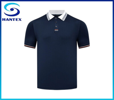 Trim-Collar Polo Shirt Short Sleeve