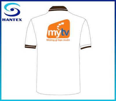 Custom Logo Polo Shirt Back Print