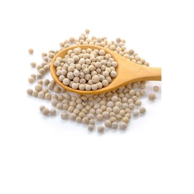 Export-Grade Whole White Peppercorns