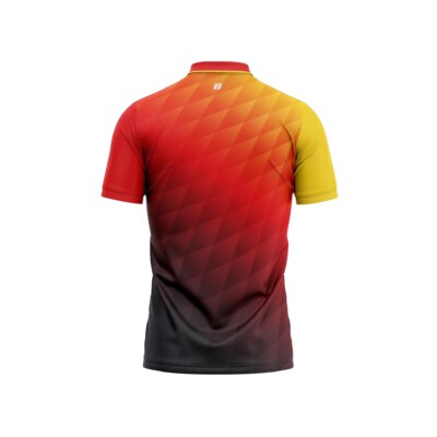 Unisex Sublimation Polo Shirt For Golf & Racket Sports (Spandex/Polyester, Quick-Dry, Sweat-Wicking, 4-Way Stretch)