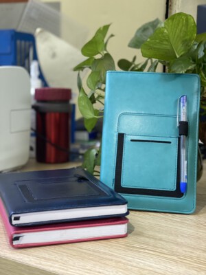 Leather Cover Notebook #1 (14.8×21.0cm, 200 Pages, 80gsm Anti-Glare Paper)