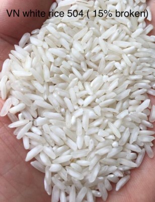 Vietnam Long Grain White Rice 504 (5%, 15%, 25%)