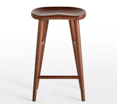 Randle Bar Stool (Ash Wood, Walnut/Natural, BR502)