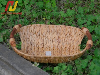 Giỏ Bánh Mì Bằng Cây Bèo Tây (Đan Tay, Kích Thước Tùy Chỉnh)