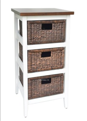 Three-Tier Shelf (Acacia/Pine, 1 Pc/Carton)