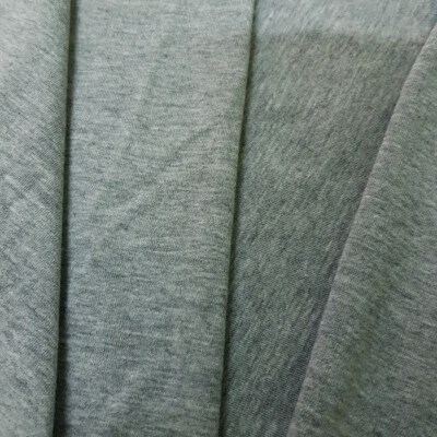 Salt and Pepper Stretch Knit Fabric (TC 65/35 / Spandex)