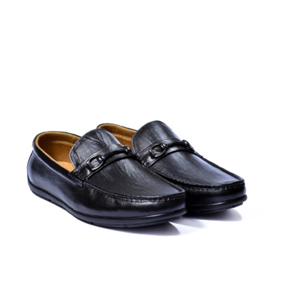 Men’s Premium Cow Leather Loafers ER13 (Lightweight Rubber Sole, Breathable Insole)