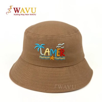 Embroidered Bucket Hat Custom Logo Embroidery