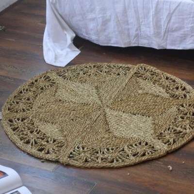 Handwoven Seagrass Floor Mat