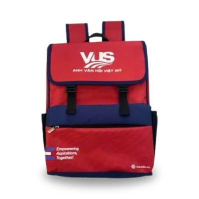 English Center Backpack (600D PVC-Coated Canvas, Multi-Pocket, 38×28×14cm)