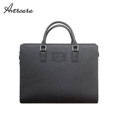 Office Briefcase B8-171 (Brown, 3 Compartments, Side Combination Lock, Cow Leather)