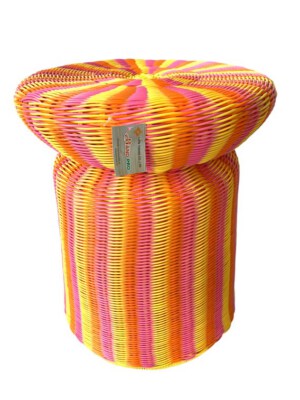 Round Plastic Stool (Mix Color)