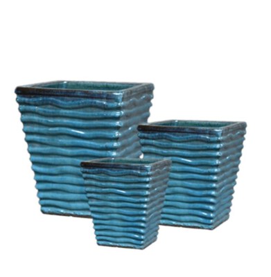 Classic Minimalist Glazed Ceramic Planter Pot