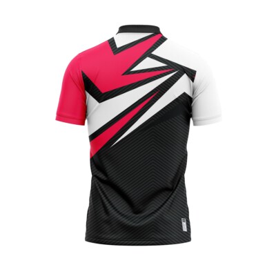 Custom Seamless Sublimation Printed Performance Polo Shirt Set (Quick-Dry, Sweat-Wicking, Four-Way Stretch)