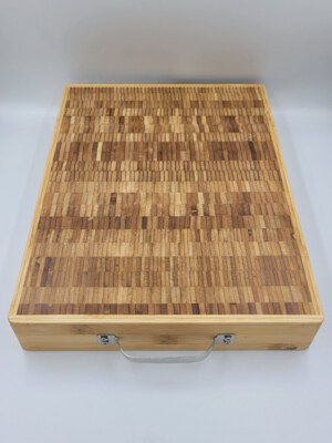Premium Heavy-Duty Bamboo Chopping Board (40 X 30 X 6 Cm, 5 Kg)