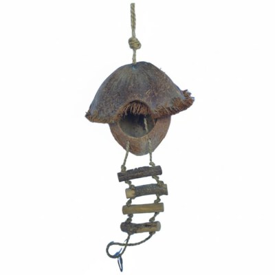 Handmade Coconut Shell Bird Nest