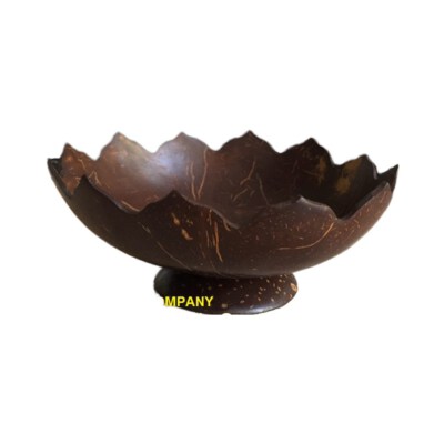 Vietnam Polished Coconut Shell Dinner Plate