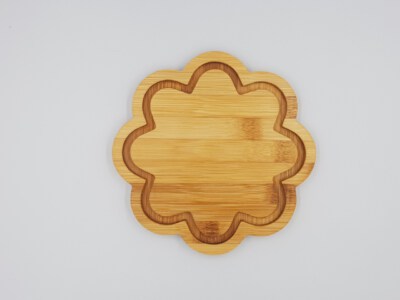 Kids’ Bamboo Food Decoration Board (Food-Safe, Antibacterial, Knife-Friendly)