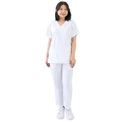 Wholesale Unisex V-Neck Nursing Scrub Set (Breathable, Comfortable, Custom Sizes/Colors)