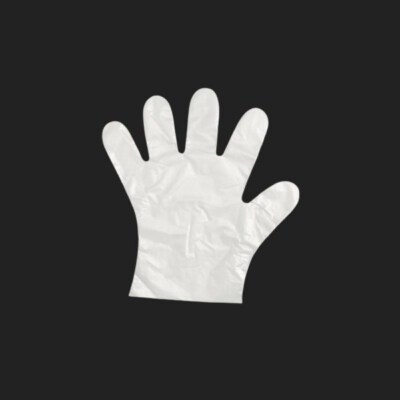 Fully Biodegradable Disposable Gloves (≥21 Mic, Clear, M/L/XL, Loose Or Wicket Packed)