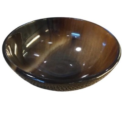 Handmade Natural Buffalo Horn Salad Bowl