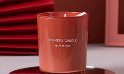 Color Glass Soy Wax Jar Candle (CSBL3, 250g / 460g, Custom Fragrance)