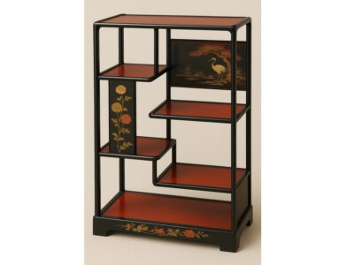 Custom Lacquer Display Shelf (Made To Order, Decorative Storage, Model 2)
