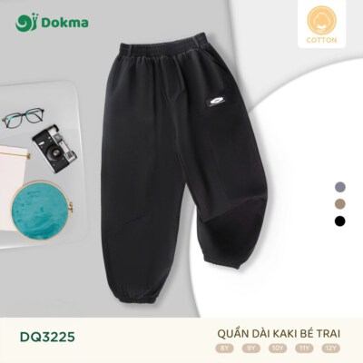 Dokma Boys’ Cotton Khaki Jogger Pants