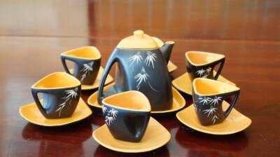 Tiep-Shaped Ceramic Tea Set (Approx. 520ml Teapot)