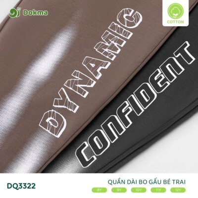 Dokma Boys’ Cotton Cuffed Pants