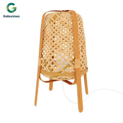Natural Wicker Bamboo Lamp Shade (Handmade, Bamboo, Custom Size/Color)
