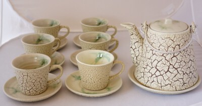 Bat Trang Ceramic Tea Set (Assorted Styles)