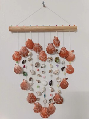 Heart-Shaped Hanging Wind Chime