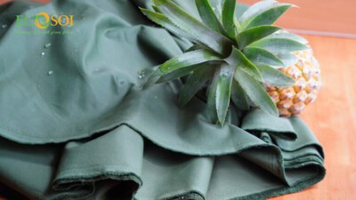 PineCot Blend Fabric MC1-Green Textile-ECOSOI
