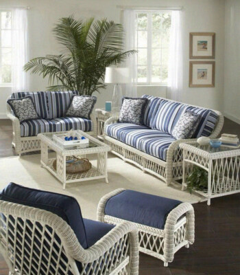 Artificial Rattan Indoor Sofa for Living Room and Home Comfort