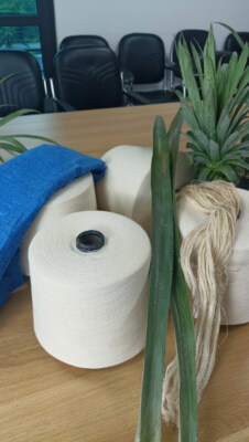 Knitted Woven Yarn Roll 2kg/70Oz-Natural Fiber-ECOSOI