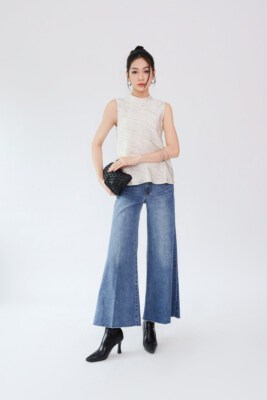 Flared Denim Jeans An Dat