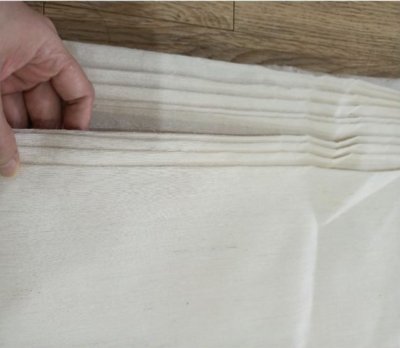 Pineapple, Hemp Mixed Silk Fabric(Length 68cm/26.7 inch)-ECOSOI