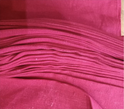 Pineapple, Hemp Mix Cotton (40cm wide)-Green Textile-ECOSOI