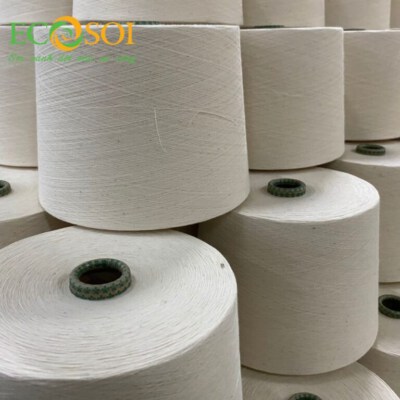 Pineapple Yarn Mixed with Green Hemp Yarn-Natural Fiber-ECOSOI