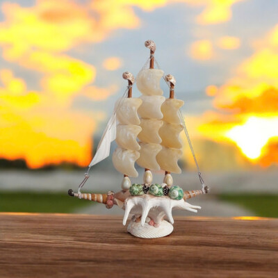 Spiny Shell Sailboat Decor