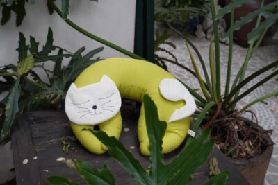 Lucky Cat (Maneki Neko) Neck Pillow