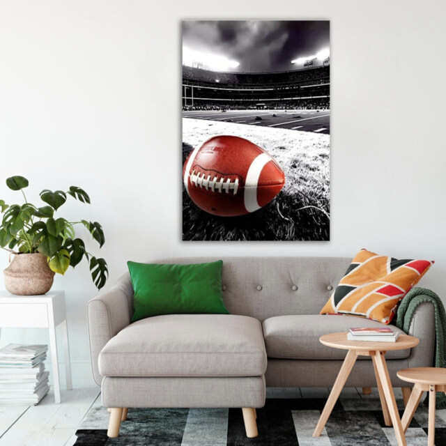 American Football Stadium Poster – Sports Wall Art for Fans & Athletes